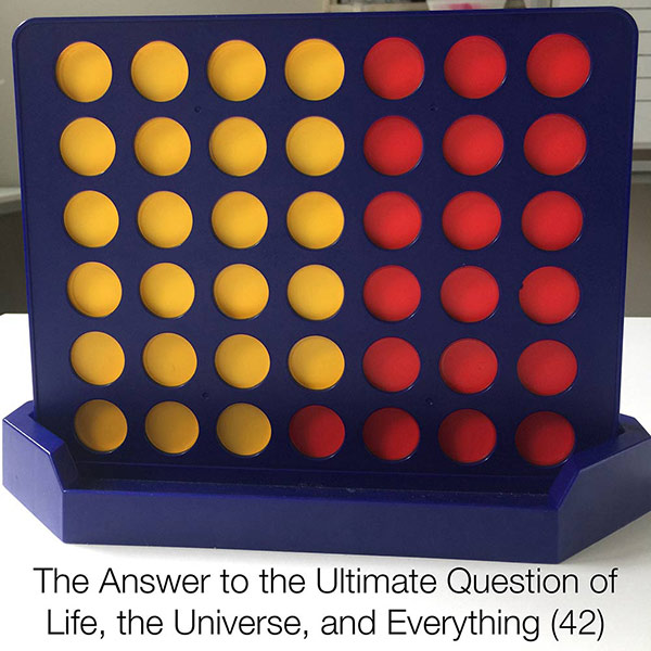 Connect 4 and the Answer to the Ultimate Question