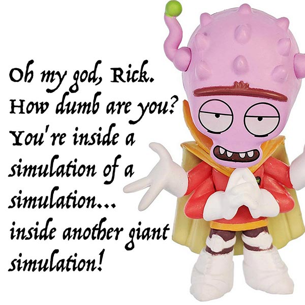 Quote about the simulation in Rick and Morty